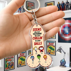Super Sperm Dad Keychain - Personalized Gifts For Dad 021ohti190525-Homacus