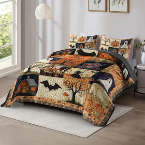 Halloween Trick Or Treat Quilt Bedding Set Special Line 15pjxx270825-Homacus