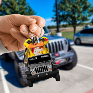Personalized Gifts For Couple Keychain 04acqn050822-Homacus