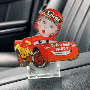 Santa’s Little Driver – Custom Photo Car Standee For Dad 07KAPU261224 LMQN-Homacus