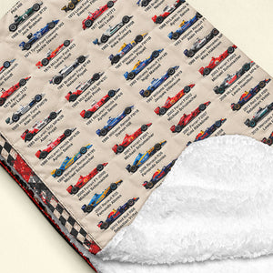 Race Champians Blanket - Personalized Gifts For Speed Fans Blanket 02NATI061026-Homacus