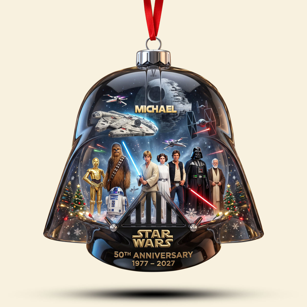 50 Years of Space Adventure Christmas Ornament - Personalized Gifts For Family 04NATI180926