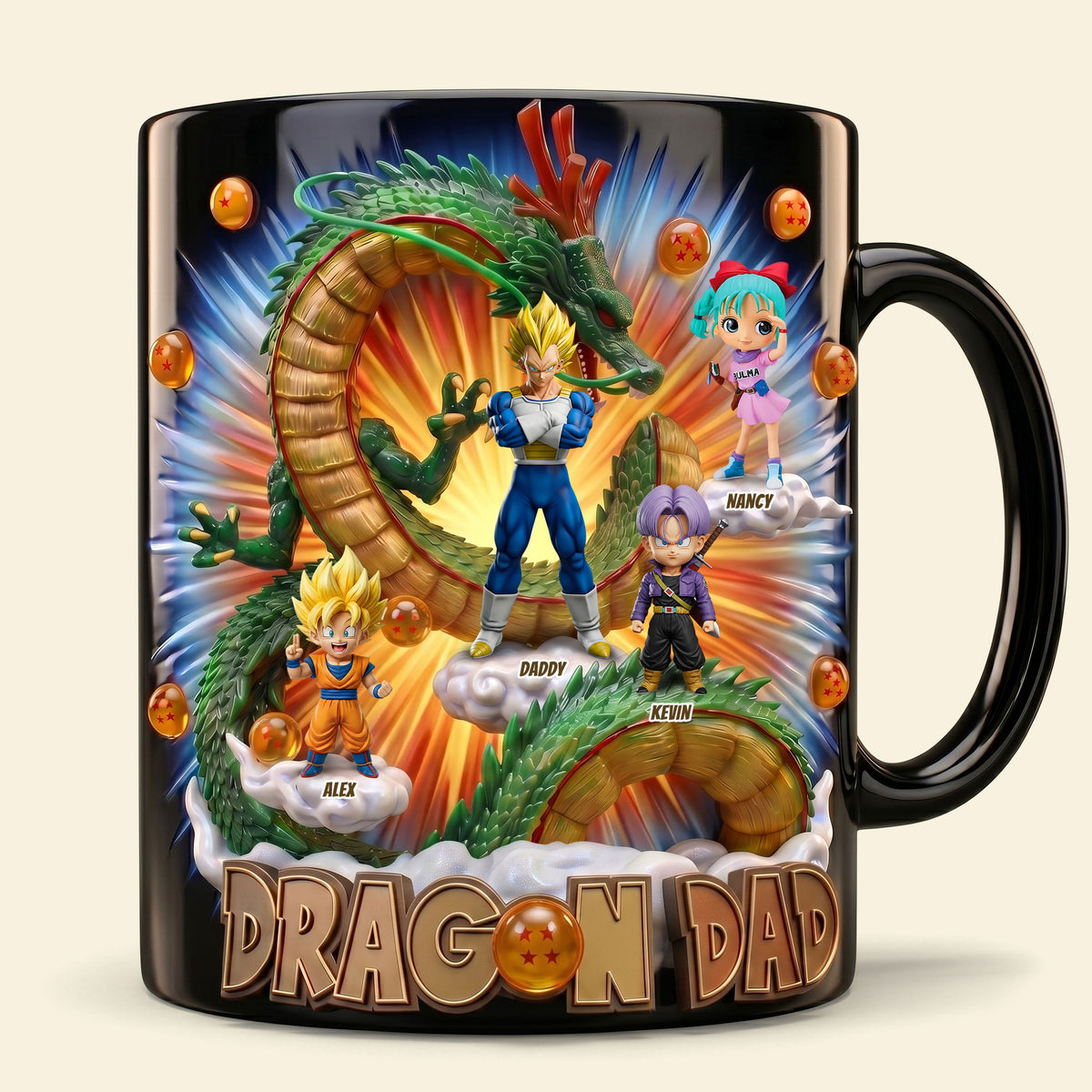 Imposing Ride With Dad Magic Mug - Personalized Gifts For Dads 02QHTI220526-Homacus
