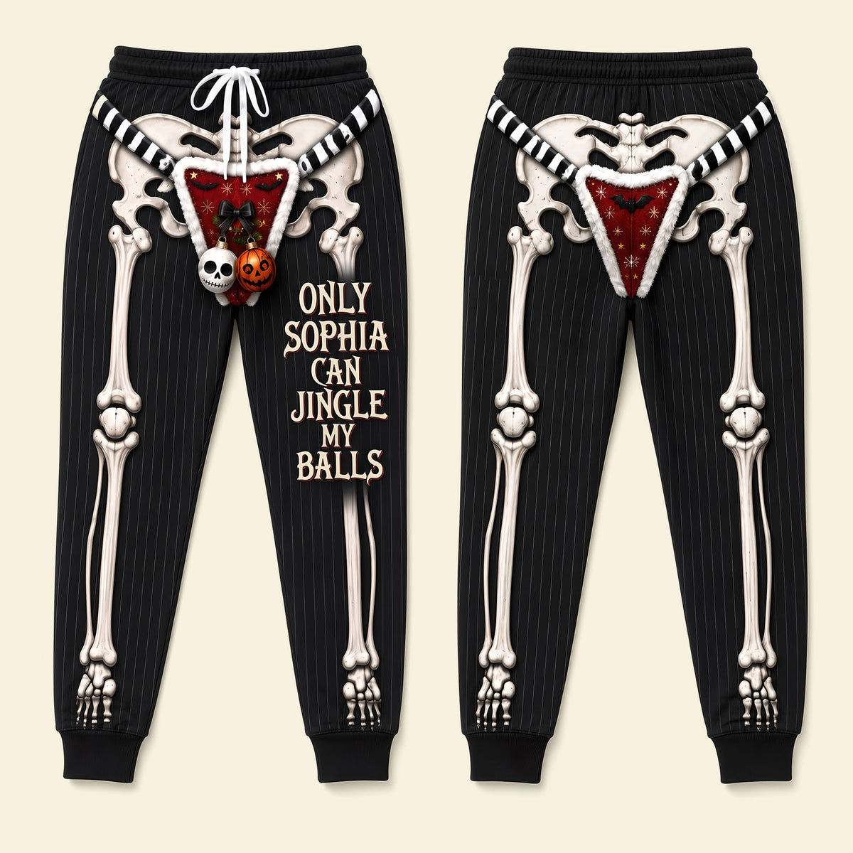 Only You Can Jingle My Bells Sweatpants - Personalized Christmas Gifts For Him 03tyti090926-Homacus