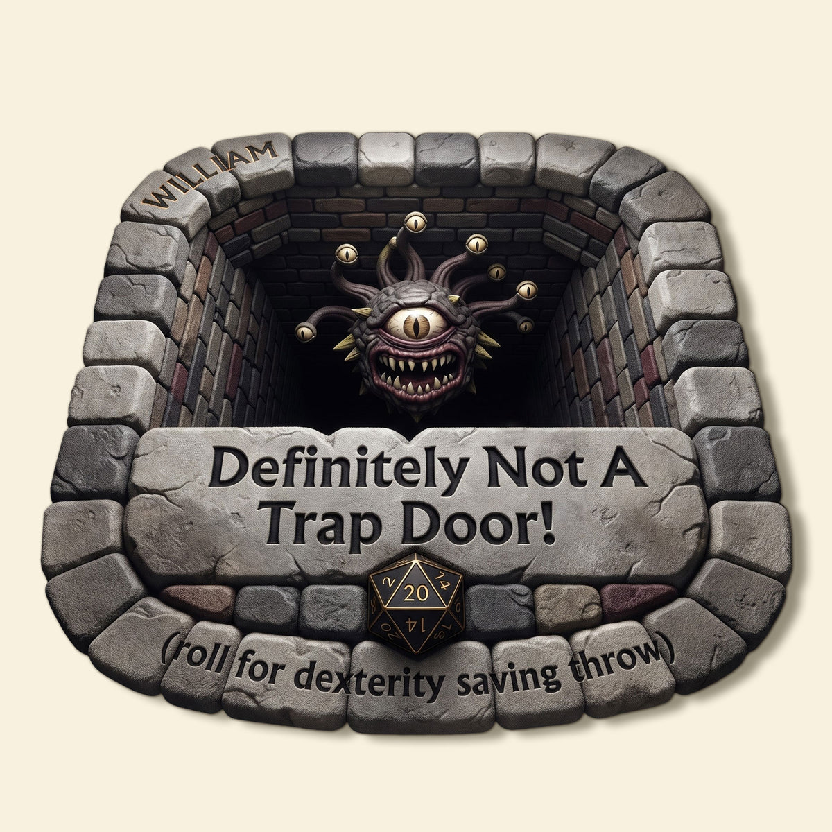 Mythic Realm Shaped Doormat - Personalized Gift For Gamers 04TYTI290726