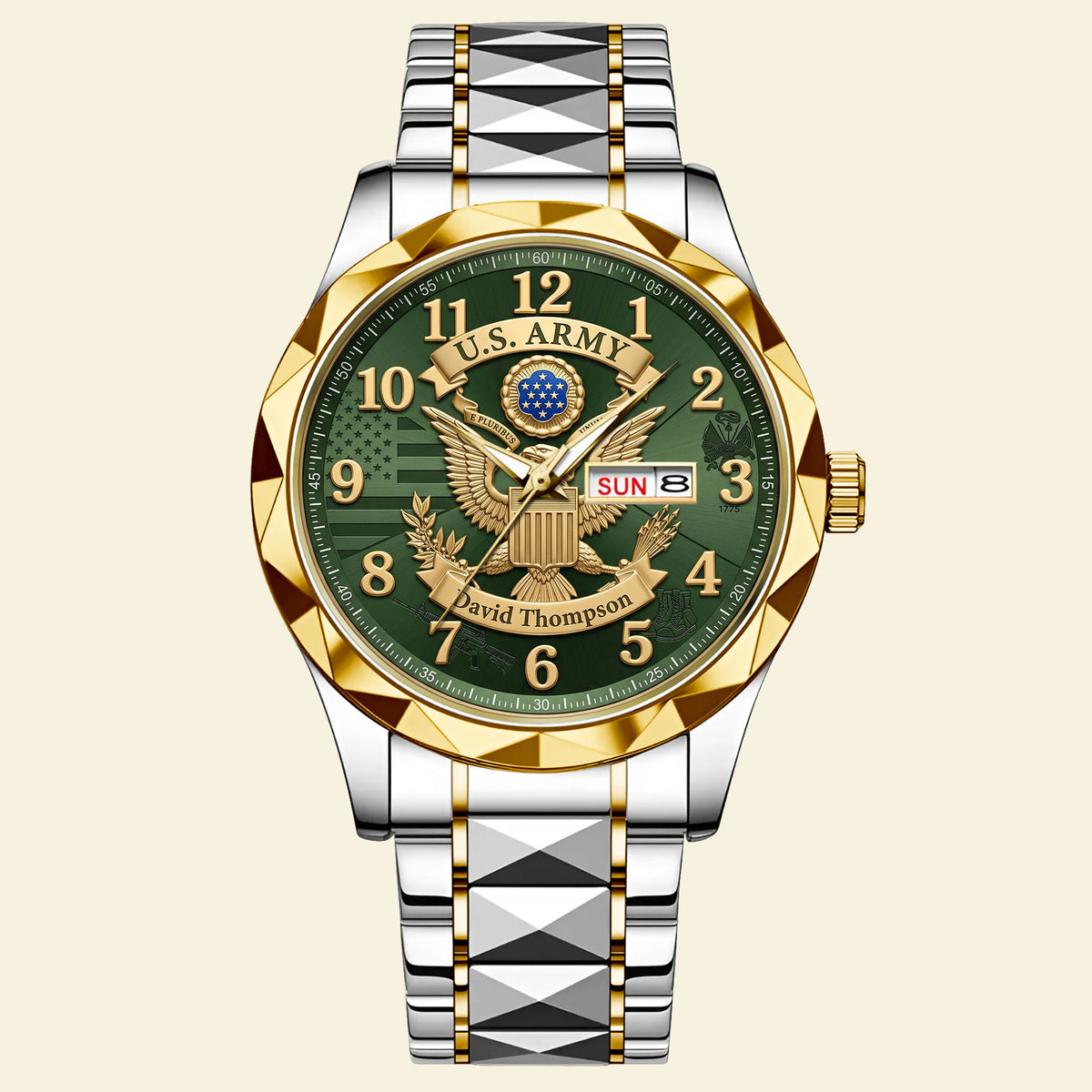 Military Pride Men's Watch - Personalized Gift For Veteran 03HUTI240726-Homacus