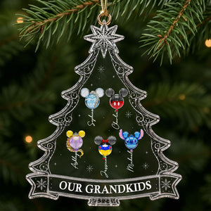 Personalized Grandkids Make Christmas Brighter Ornament - Gifts For Grandparents 043OHTI310726-Homacus