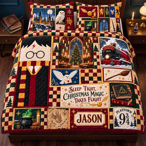 Fantastical Journey Quilt Bed Set - Personalized Christmas Gifts 03hati011026
