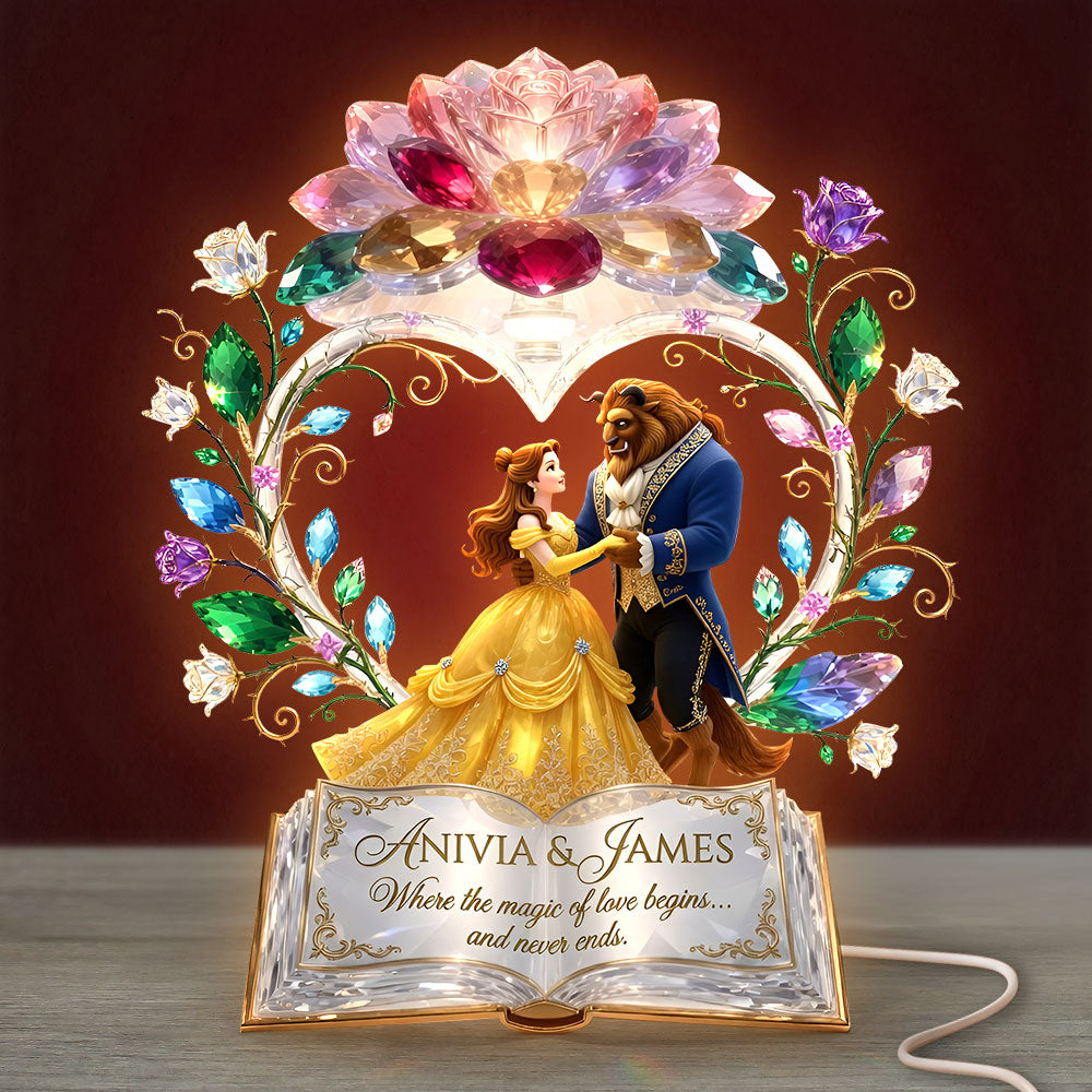 Fairytale Couple Light Box - Personalized Gifts For Couple Acrylic Light Box 04TYTI280526