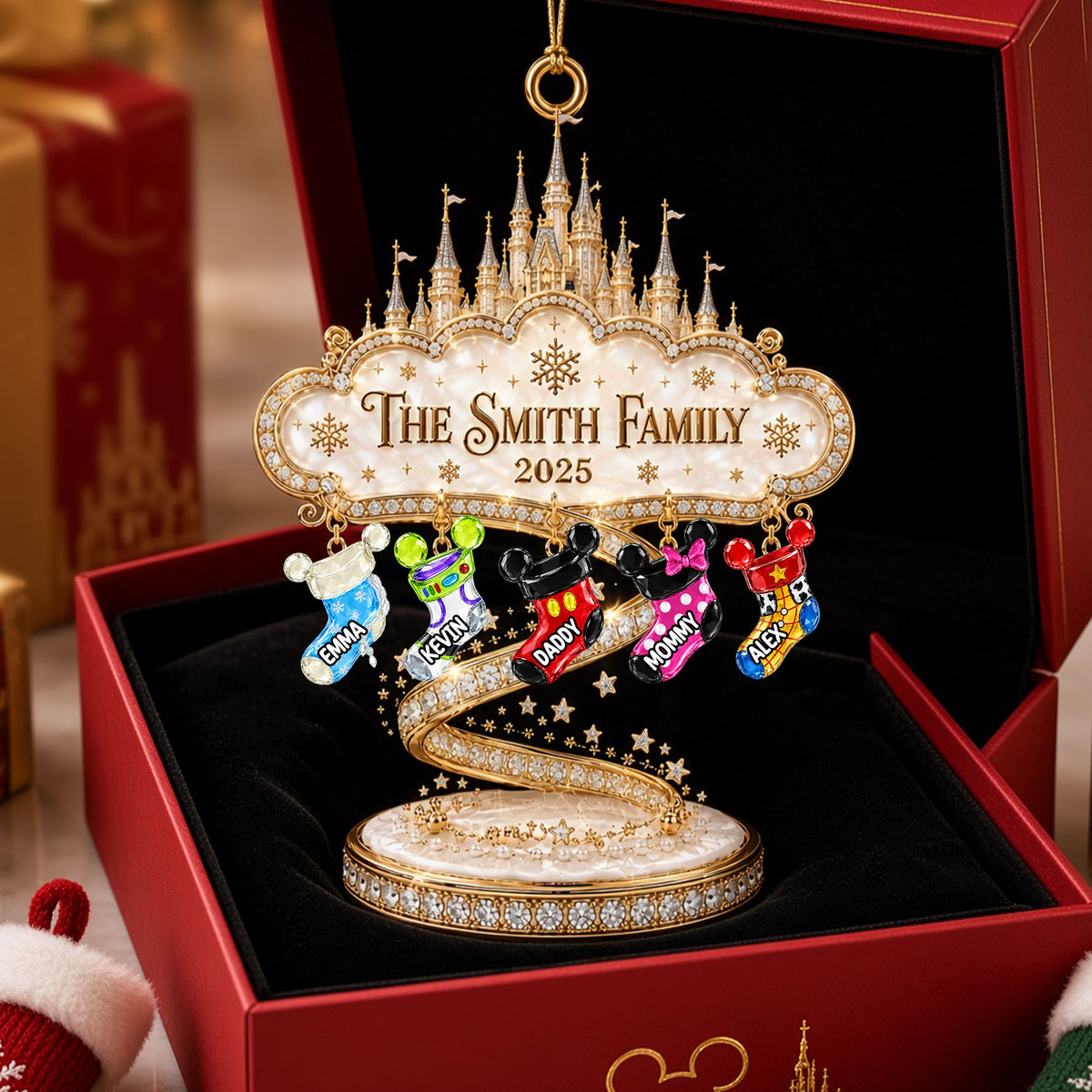 Merry Fairy Tales World Acrylic Ornament - Personalized Christmas Gifts For Family 01ohti260826-Homacus