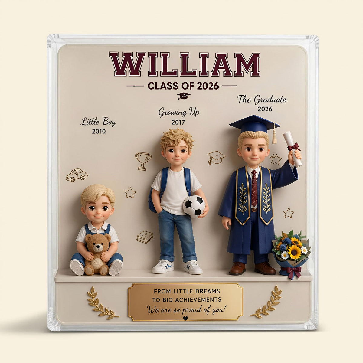 Graduation Milestone Acrylic Plaque - Personalized Custom Photo Gift For Graduation 03TYTI090526-Homacus