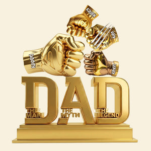 Power Fist Acrylic Plaque - Personalized Gifts For Dads 02ohti150526-Homacus
