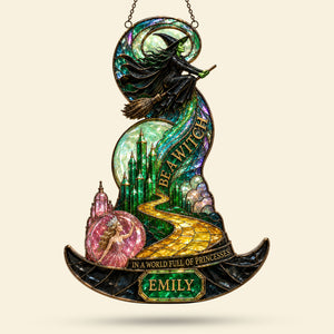 Whimsical Friendship Suncatcher - Personalized Gifts For Fans Suncatcher Ornament 04HATI280726