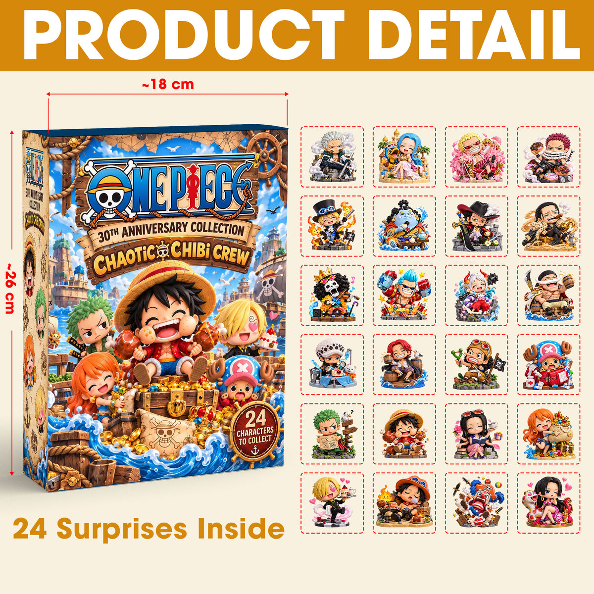 Chibi Adventure Christmas Ornament Blind Box - Personalized Gifts For Anime Lovers 04TTTI091026-Homacus