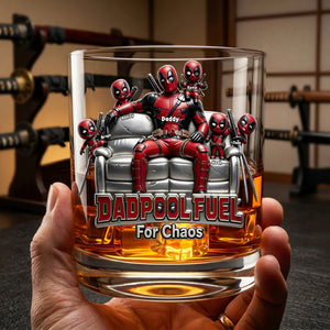 Funny Fighter Dad Drinking Glass - Personalized Gifts For Dads 01huti210526-Homacus