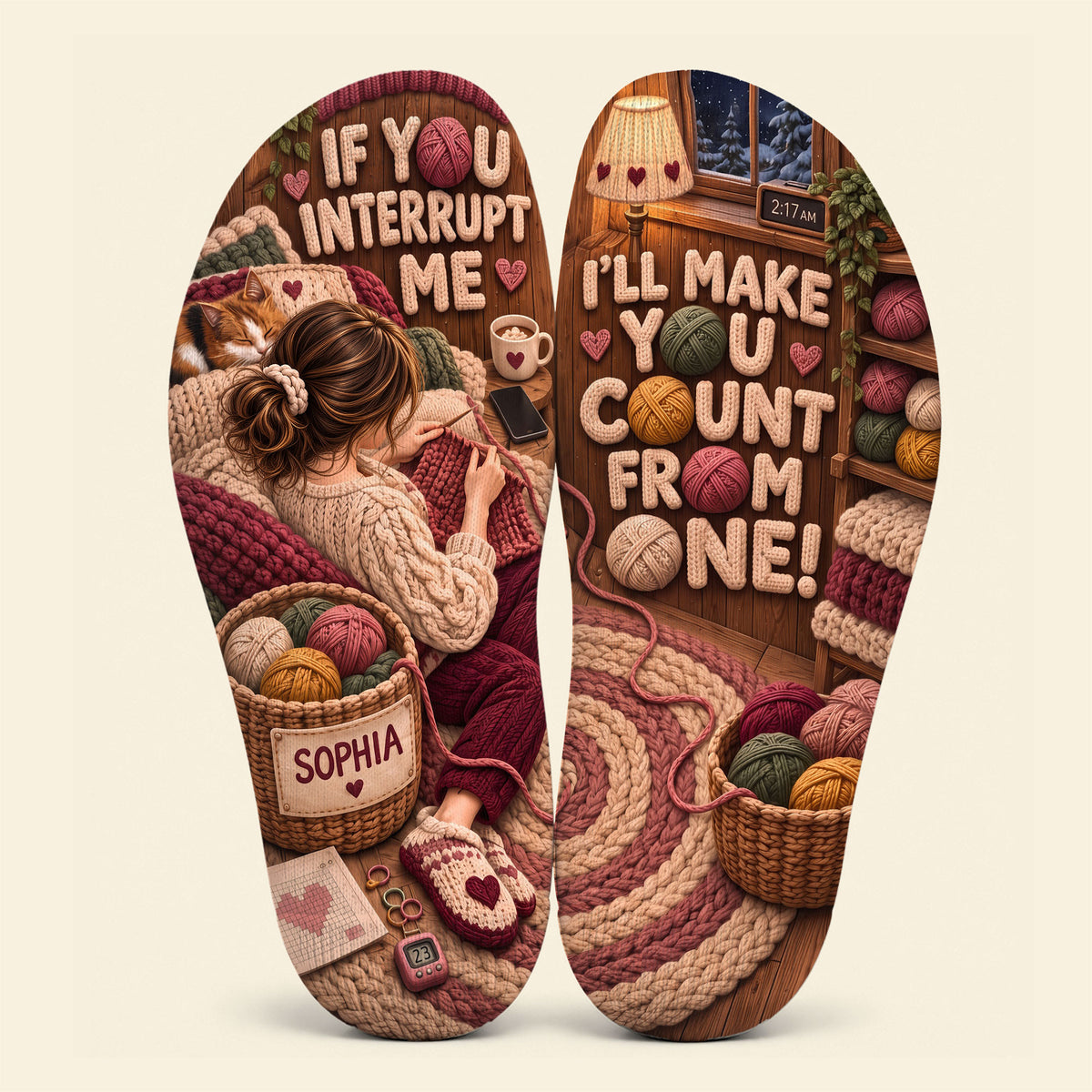 In My Knitting Era Socks - Personalized Gifts For Knitting Lovers 03HATI220926