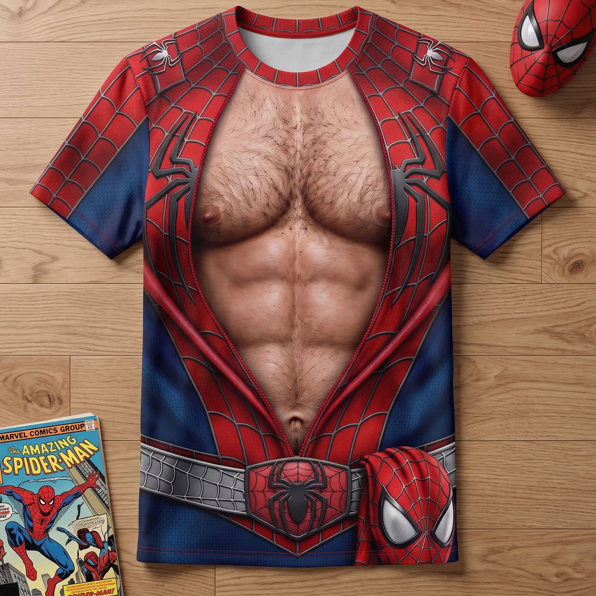 The Unzipped Hero 3D Shirt - Personalized Funny Gift 04TYTI030826-Homacus