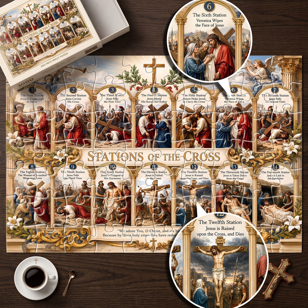 Faith Inspired Jigsaw Puzzle Personalized Gifts For Christians 02HUTI200726-Homacus