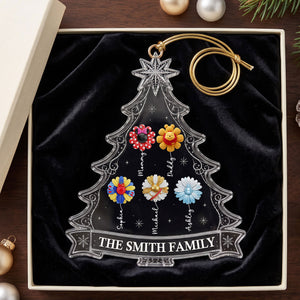 Personalized Magical Flower Family Christmas Ornament – Gifts For Family 04ohti010826-Homacus
