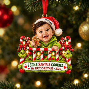 Sweet Baby First Christmas Ornament - Custom Photo Christmas Gifts 03toti191026-Homacus