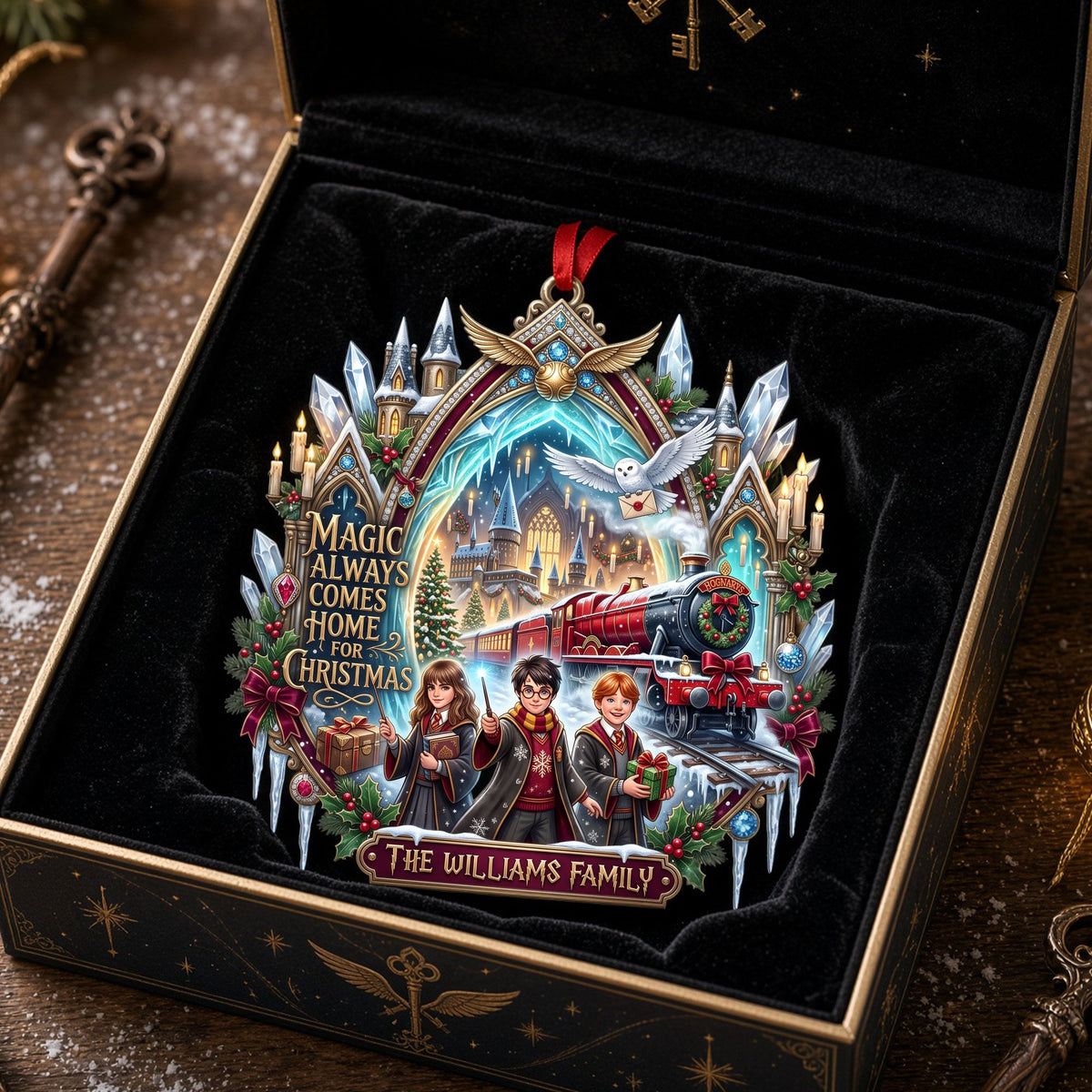 Fantastical Journey Acrylic Ornament - Personalized Christmas Gifts 06hati020926-Homacus