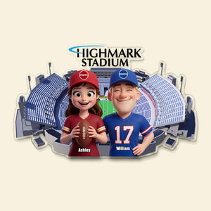 Couple Stadium Souvenir Acrylic Fridge Magnet Personalized Gifts For Couple 02HUTI200626-Homacus