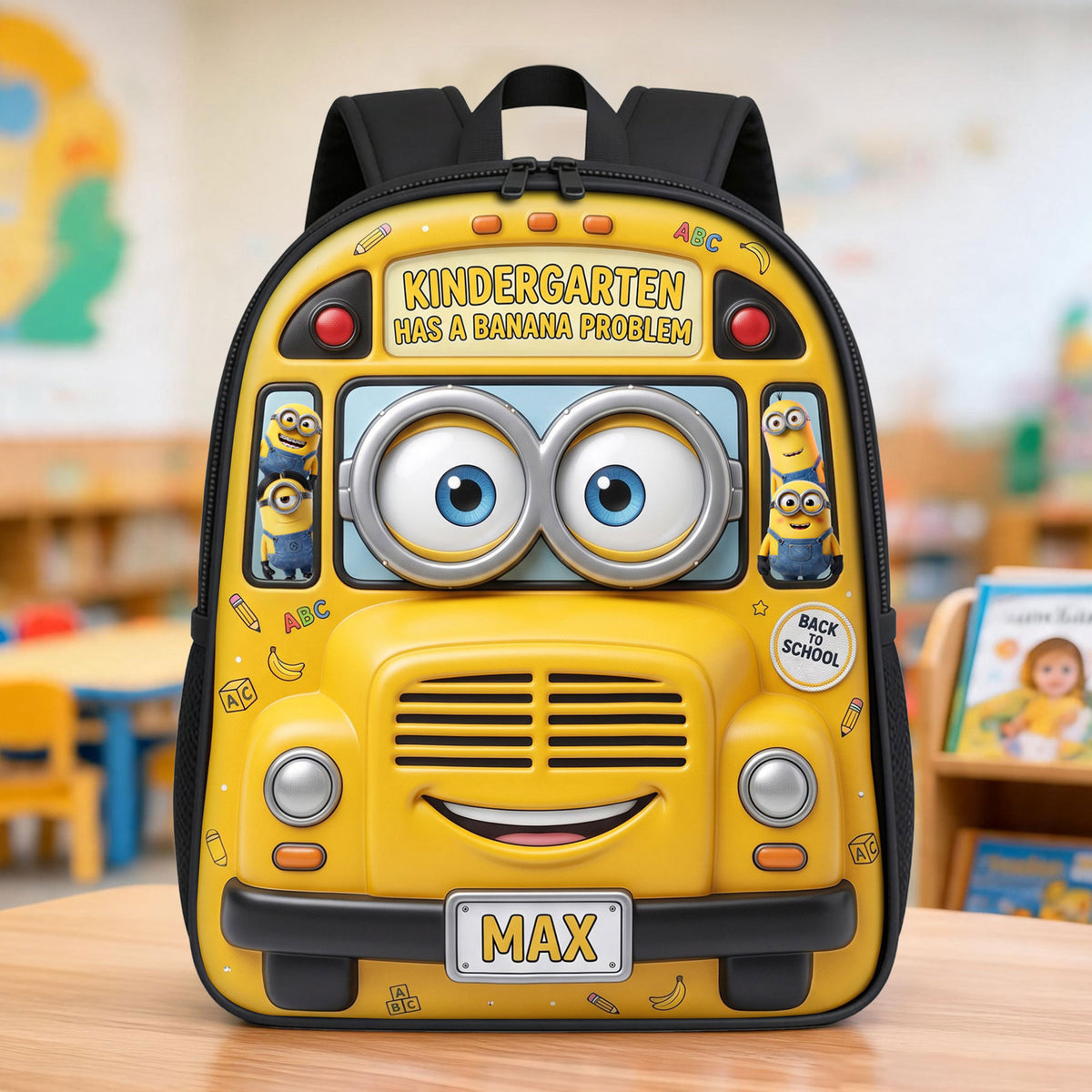 Cute Classroom Adventure Backpack - Personalized Gifts For Kids 03HATI010726-Homacus