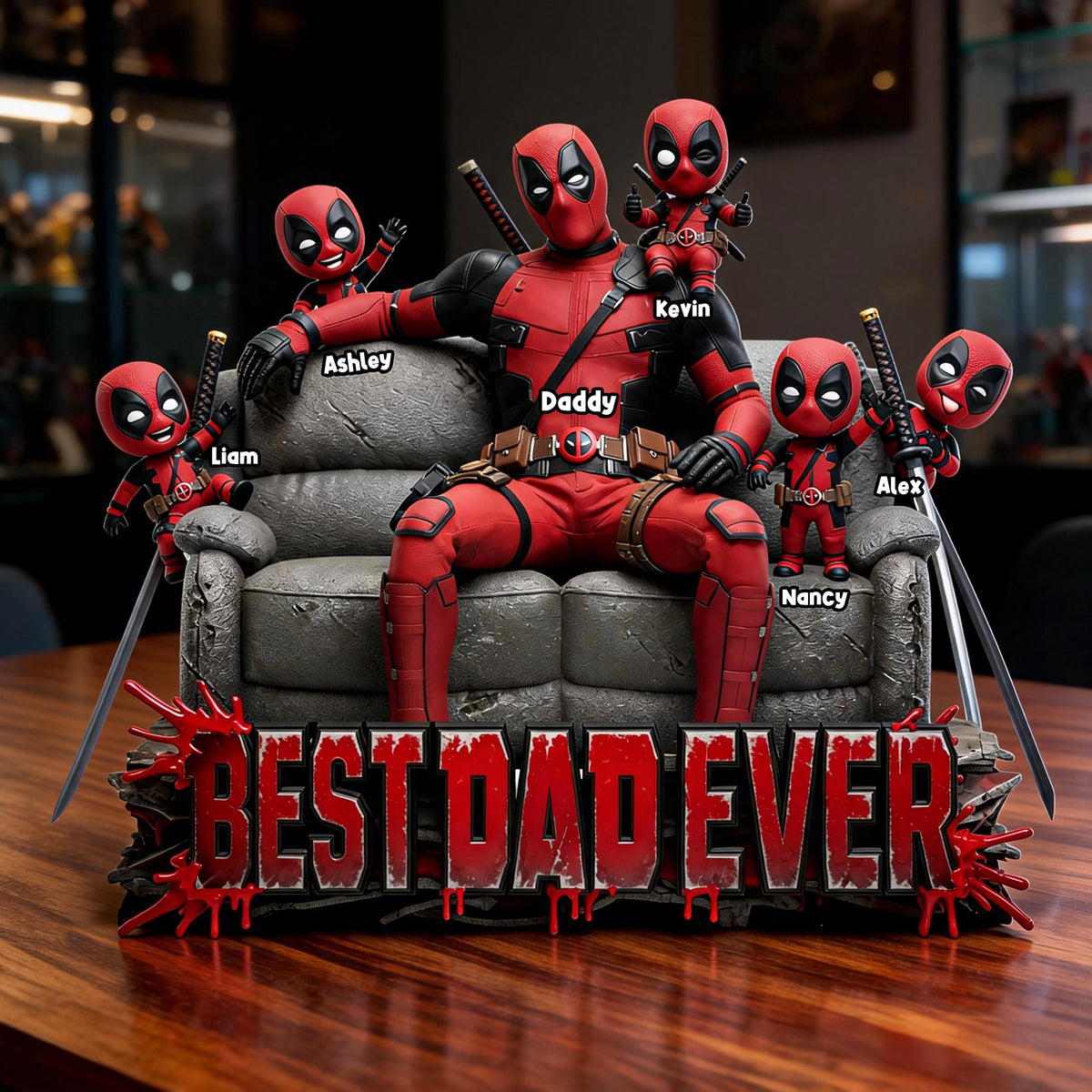 Hero Squad Dad Acrylic Plaque - Personalized Gifts For Dad 02huti210526-Homacus