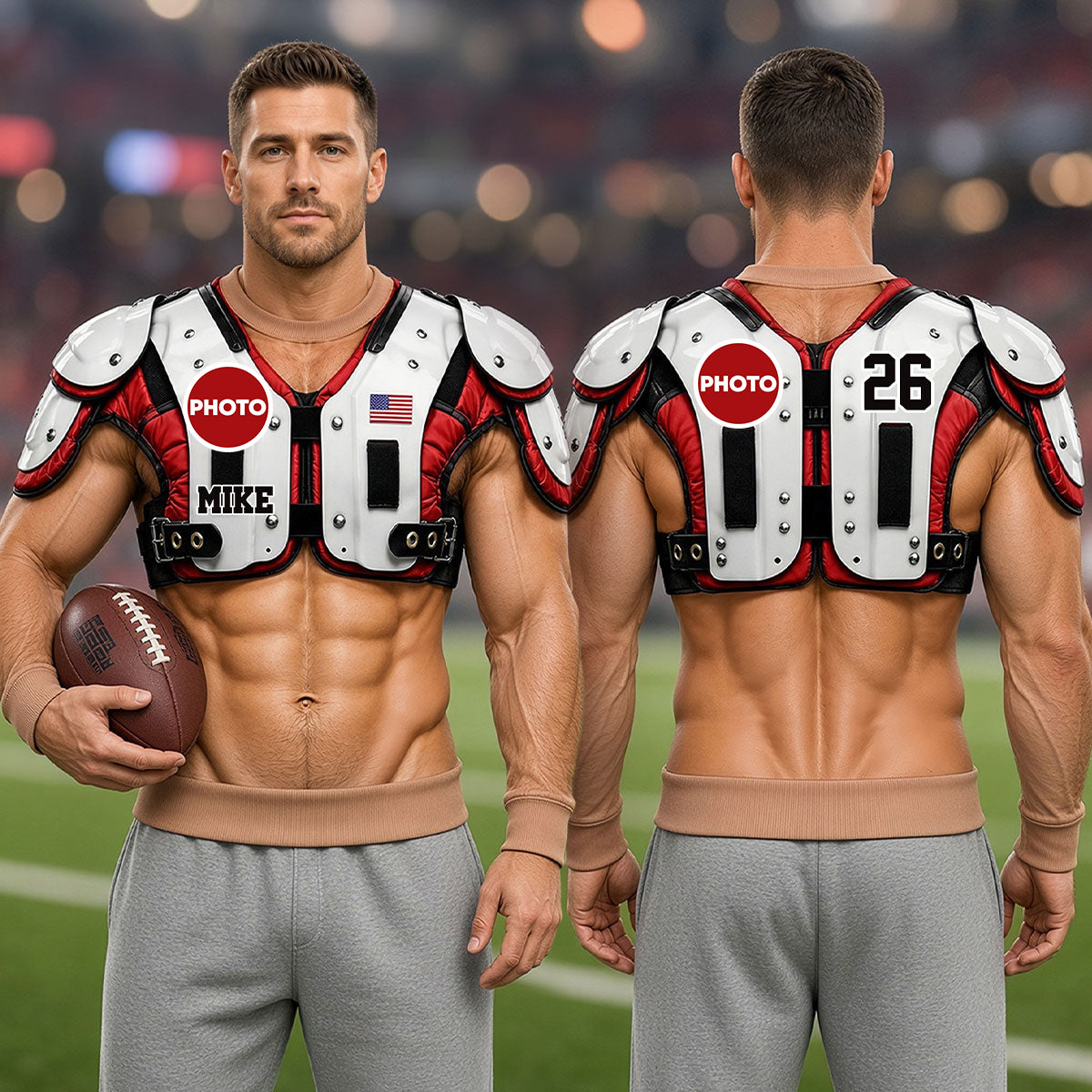 Funny Muscle Player Shirt - Personalized Gift For Sport Lovers 04HUTI051026-Homacus