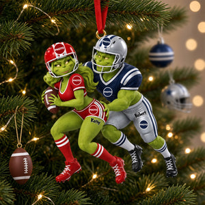 Furry Mischief Couple Acrylic Ornament - Personalized Christmas Gifts For Playful Sporty Couple 04ohti131026-Homacus