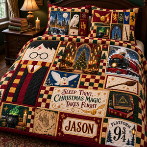 Fantastical Journey Quilt Bed Set - Personalized Christmas Gifts 03hati011026