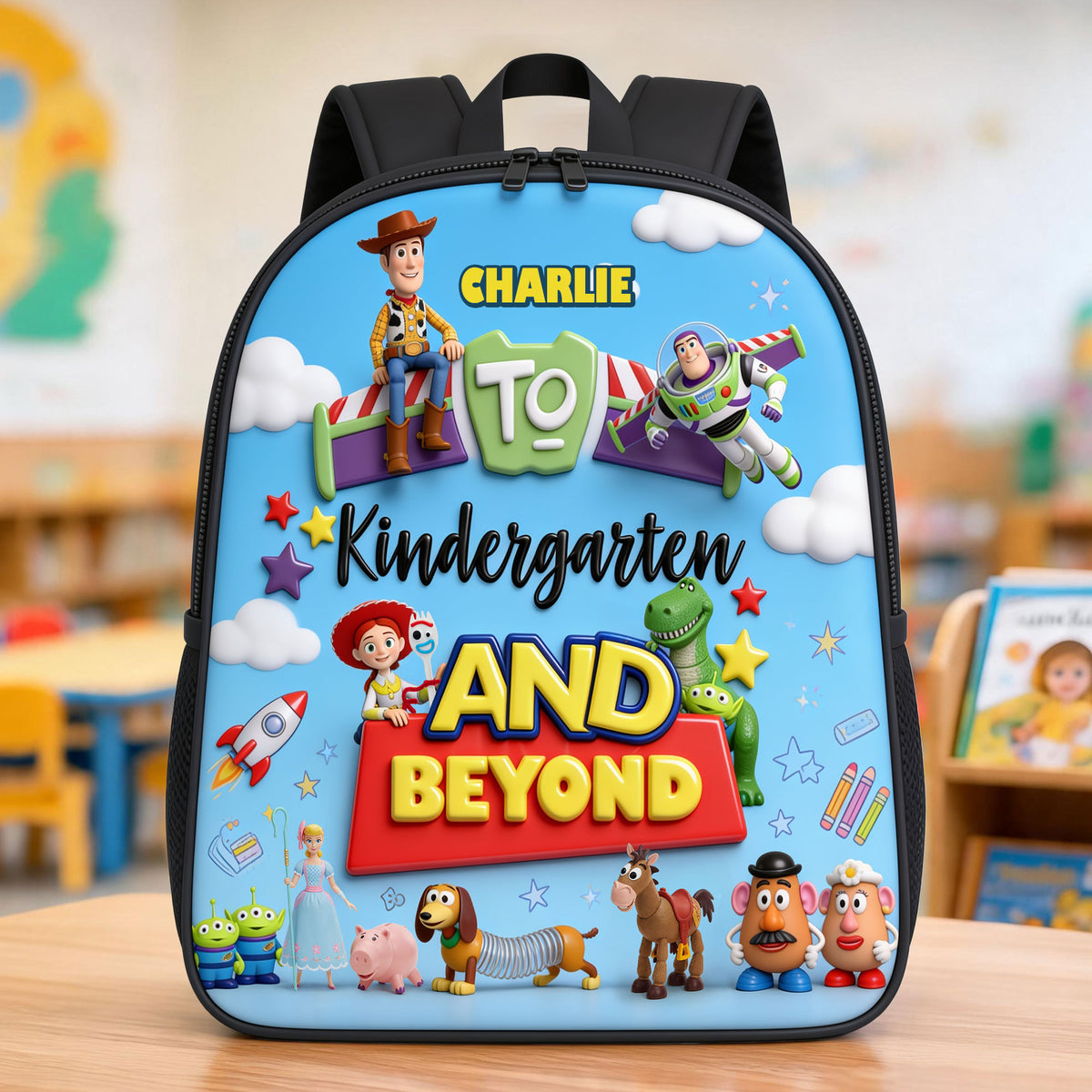 School-Day Adventure Backpack - Personalized Gifts For Kids School Bag 05NATI250626-Homacus