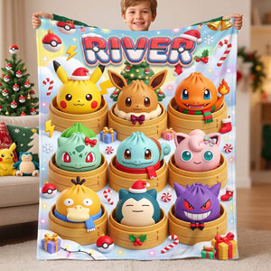 Lovely Dumpling Blanket - Personalized Christmas Gifts 01nati011026