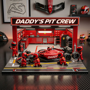 Racing Crew Dad Acrylic Plaque - Personalized Gift For Dads 01NATI190526-Homacus