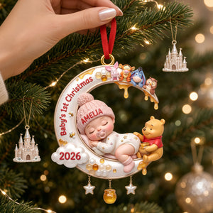 A Little Dreamer’s First Christmas Ornament - Personalized Custom Photo Gift For Kids 03TYTI021026
