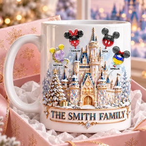 Snowy Kingdom Family Coffee Mug - Personalized For Family 05OHTI231026-Homacus