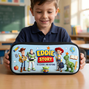Friend's Adventure Pencil Case – Personalized Gifts For Kids 03pgti100726-Homacus
