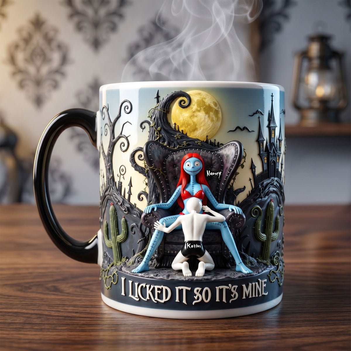 Gothic Naughty Couple Magic Coffee Mug - Personalized Gifts For Couple 05ohti280526-Homacus