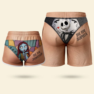 Die For You Beach Shorts Set - Personalized Gifts For Couples 04pati060726