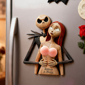 Eternal Love Anti-collision Acrylic Fridge Magnet - Personalized Couple Gift 03ohti190626