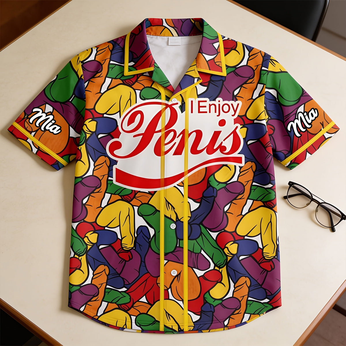 Naughty Penis Baseball Jersey - Personalized Gifts 01nati120626-Homacus