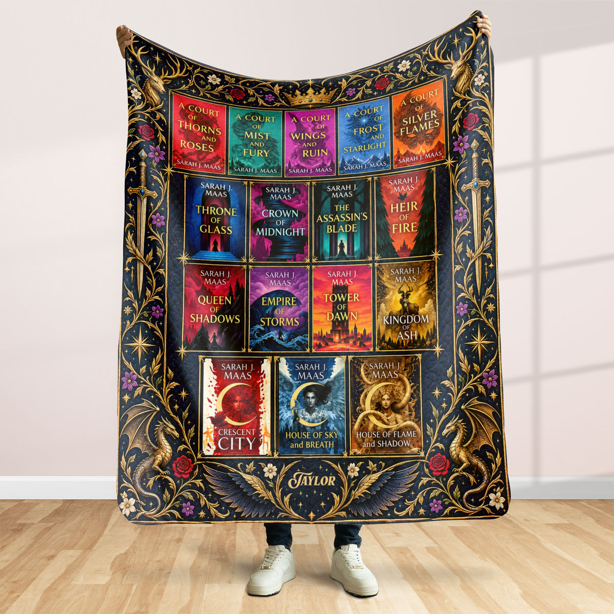 Book Series Blanket - Personalized Gifts For Fantasy Lovers 04nati071026-Homacus