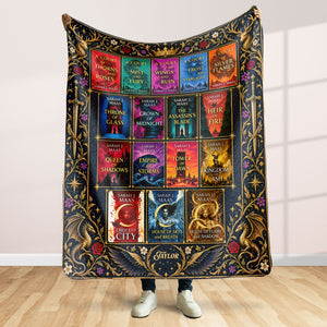 Book Series Blanket - Personalized Gifts For Fantasy Lovers 04nati071026-Homacus