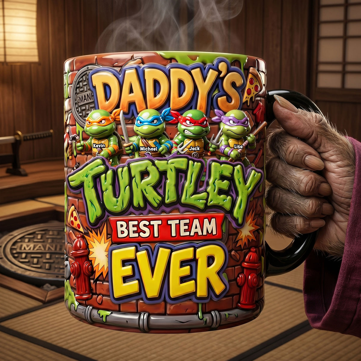 Tactical Dad Squad Magic Coffee Mug - Personalized Gifts For Dad 04pati190526-Homacus