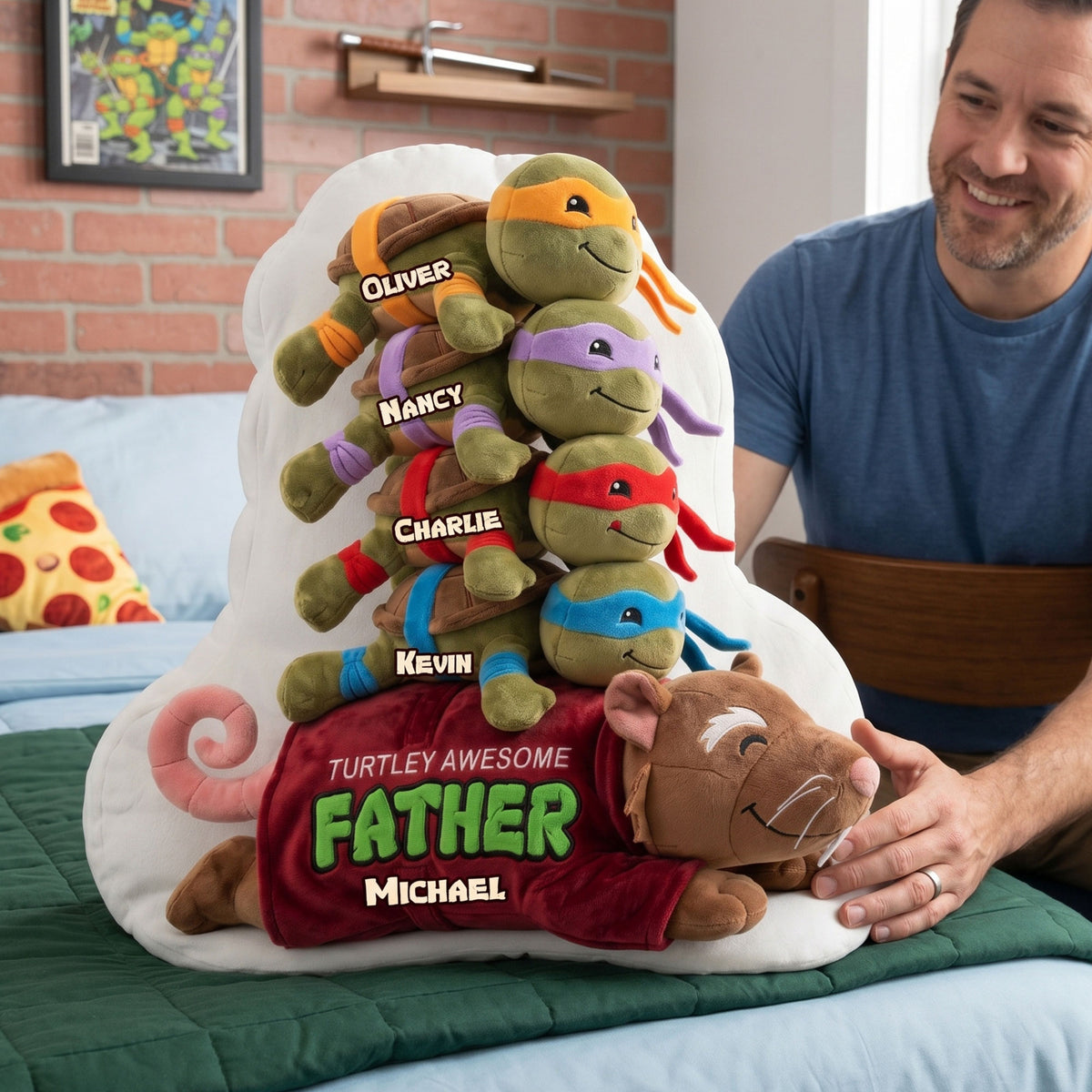 Legend Warrior Dad Squad Pillow - Personalized Gifts For Father's Day Pillow 02NATI120526-Homacus