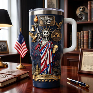 Whimsical Liberator 40oz Tumbler With Handle - Personalized Gifts For Patriots 05qhti020626-Homacus