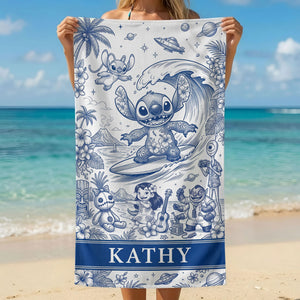 Island Mischief Beach Towel - Personalized Gifts 01qhti180726-Homacus