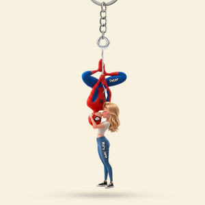 Me and You Was My Favourite Plot Twist Keychain - Personalized Gifts For Couple 02huti040826-Homacus