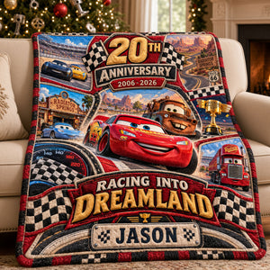 20th Anniversary Speed Fans Cartoon Blanket - Personalized Gifts For Childhood Blanket 04HATI061026-Homacus