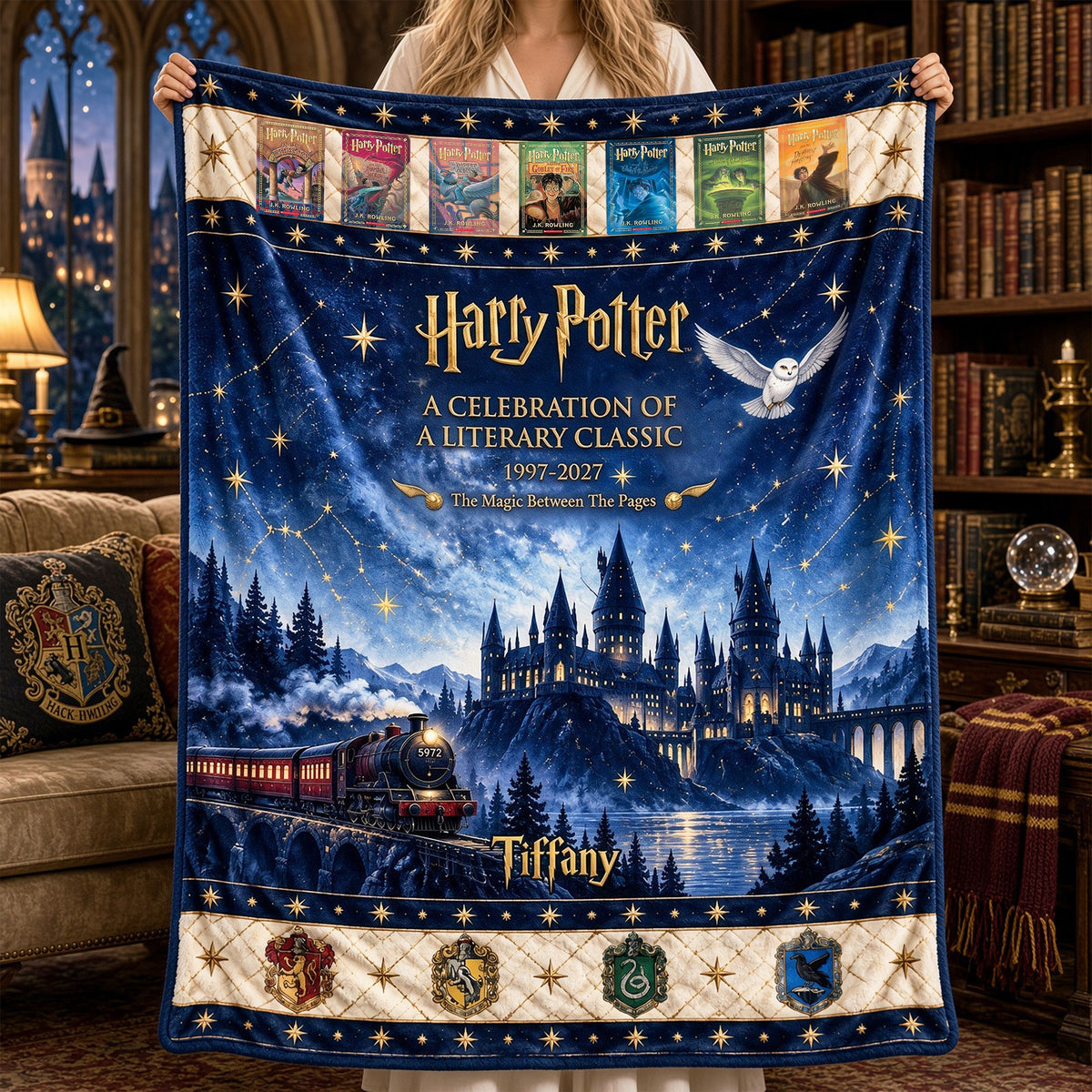 Literary Masterpiece Milestone Blanket - Personalized Gifts for Book Lovers 04qhti121026-Homacus